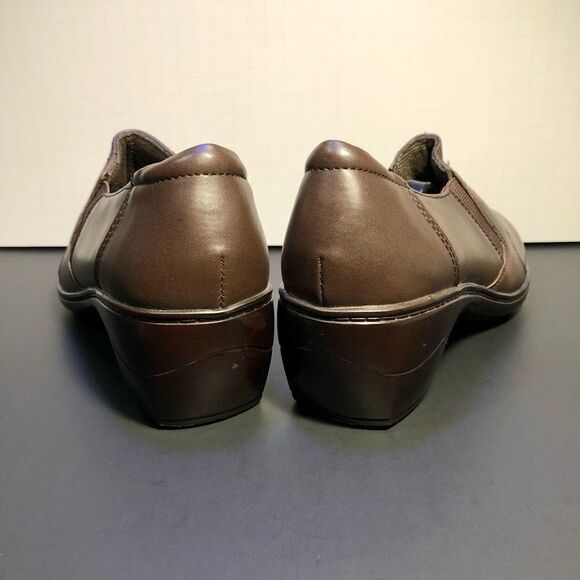 Womens THOM MCAN Brown Wedge Slip On Shoes / Size 8.5 - Picture 5 of 9